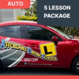 Driving School Auto Driving Lessons - 5 Lesson Package Auto