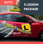5 Lesson Package Auto | Affordable Driving School
