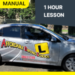 Driving School Manual Driving Lessons - 1 Hour Lesson Manual