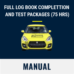 Driving School Manual - BYO Full Log Book Completion + Test (75 Hours) - Manual