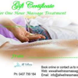 Massage Clinic Gift Certificate - Gift Certificate 60 Min Massage