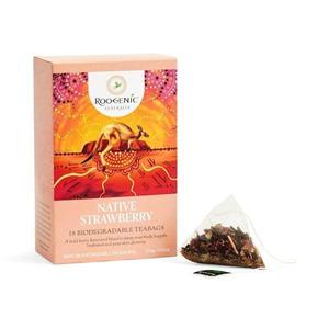 Native Strawberry Tea Bags at Zing Massage Therapy