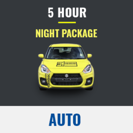 Driving School Automatic - Auto 5 Hour Night Package