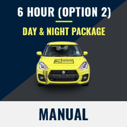 Driving School Day and Night Mixed - Manual 6 Hour Mixed Driving Package - Option 2 BYO