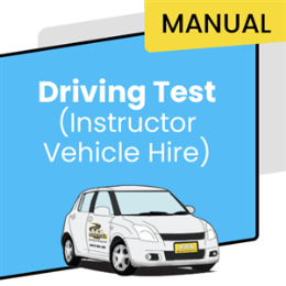 Driving School Driving Test Packages - Manual Vehicle Hire