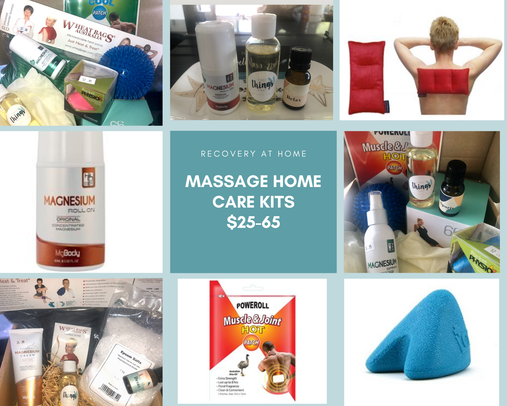 Massage Home Care Packs Now Available First Things First Wellness Centre