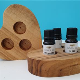 Wooden Heart oil storage