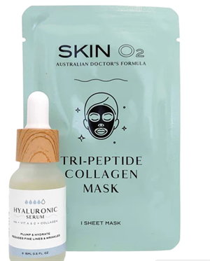 Skin O2 Hyaluronic serum plus mask | Secret Skin Studio