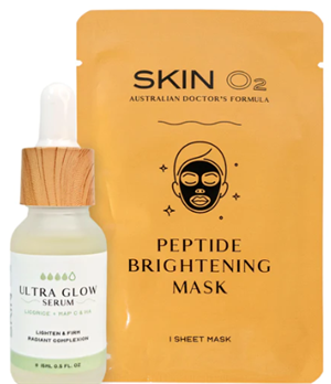 Skin O2 Ultra Glow Serum plus mask | Secret Skin Studio