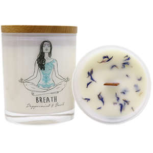 Yoga Jar Candle - BREATH at Zing Massage Therapy