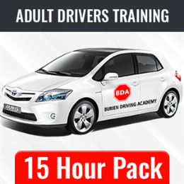 Driving School Adult Packages in Burien and / Or Vashon - 15 Hour BTW Package