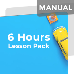 Driving School Car Lesson Packages - 6 Hours Car Lesson Pack (Manual)
