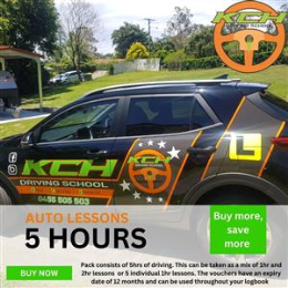 Driving School Driving Lessons - 5 Lesson Pack