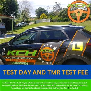Driving School Driving Test - Test Day & TMR Fee at KCH Driving School