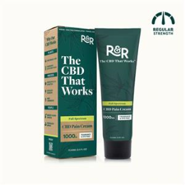 Massage Clinic Products - CBD Pain Relief - R&R CBD 1000mg FS Cream - 2.5 fl oz