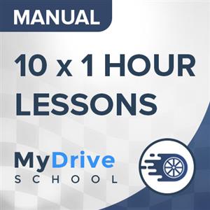 10 x 1 hour Manual Car Lesson