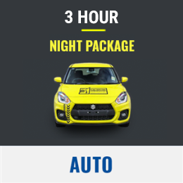 Driving School Automatic - Auto 3 Hour Night Package