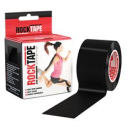 Massage Clinic Products - CBD Pain Relief - RockTape, BLACK/BEIGE 2in (Level 2 - Standard)