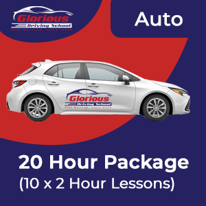 20 Hour Auto Package (10 x 2 Hour Lessons)