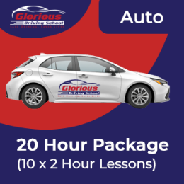 Driving School Packages - 20 Hour Auto Package (10 x 2 Hour Lessons)