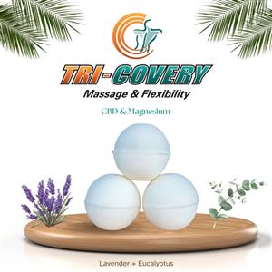Massage Clinic Tri-Covery Recovery Topicals - Bath Bomb at Tri-Covery Massage & Flexibility