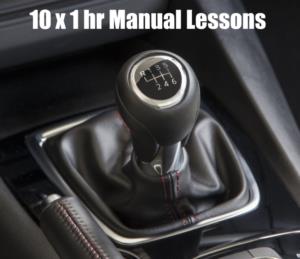 Driving School Car Lessons - 10 x 1 Hour Manual Car Lessons at TK's Driving School