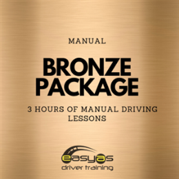 Driving School Manual Car Gift Vouchers - Bronze Package - 3 Hrs Manual Lessons