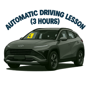 Driving School Packages Automatic - 3 Hour Auto Lesson Pack at Porterble Driving School