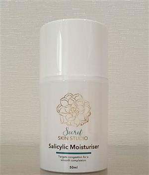 Salon, Barber & Beauty Shops Moisturisers - Salicylic Moisturiser at Secret Skin Studio