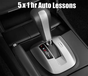 Driving School Car Lessons - 5 X 1 Hour Automatic - Christmas Special at TK's Driving School