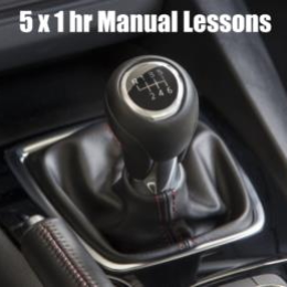 Driving School Car Lessons - 5 x 1 Hour Manual - Christmas Special