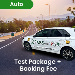Driving School Test Packages - Test Package + Booking Fee - Auto at Pass with Pip Driving School
