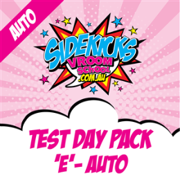 Driving School Test Packages - Test Day Pack E - Auto (Double Lesson - 1 Way Pick Up OR Drop Off ONLY)