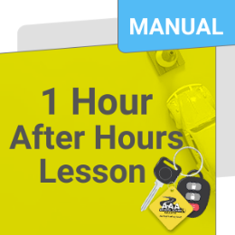 Driving School Manual Driving Lessons - Single Lesson - Manual After Hours
