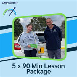Driving School Lesson Packages - 5 x 90 Min Lesson Package