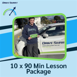 Driving School Lesson Packages - 10 x 90 Min Lesson Package