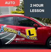 Driving School Auto Driving Lessons - 2 Hour Lesson Auto at Affordable Driving School