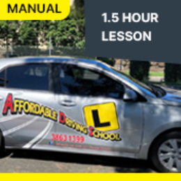 Driving School Manual Driving Lessons - 1.5 Hour Lesson Manual