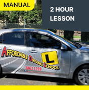 Driving School Manual Driving Lessons - 2 Hour Lesson Manual at Affordable Driving School