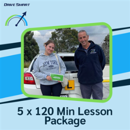 Driving School Lesson Packages - 5 x 120 Min Lesson Package