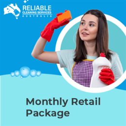 Cleaning and Maintenance Commercial Cleaning Packages - Retail Monthly Commercial Package
