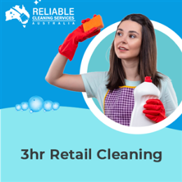 Cleaning and Maintenance Individual Vouchers - 3hr Retail Cleaning