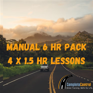 Driving School Manual Lessons - Manual Driving Lessons - 6 Hour Package at Complete Control Driver Training