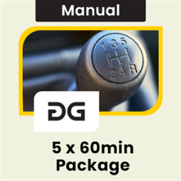 Driving School Manual Packages - Manual 5 x 60min Package