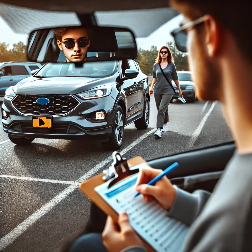 Can you use a backup camera on the driving test in NY