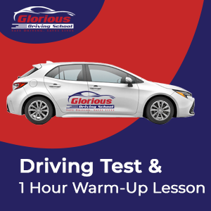 Driving School Packages - Driving Test & 1 Hour Warm-Up Lesson - Meeting at Service NSW at Glorious Driving School