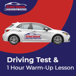 Driving School Packages - Driving Test & 1 Hour Warm-Up Lesson - Meeting at Service NSW