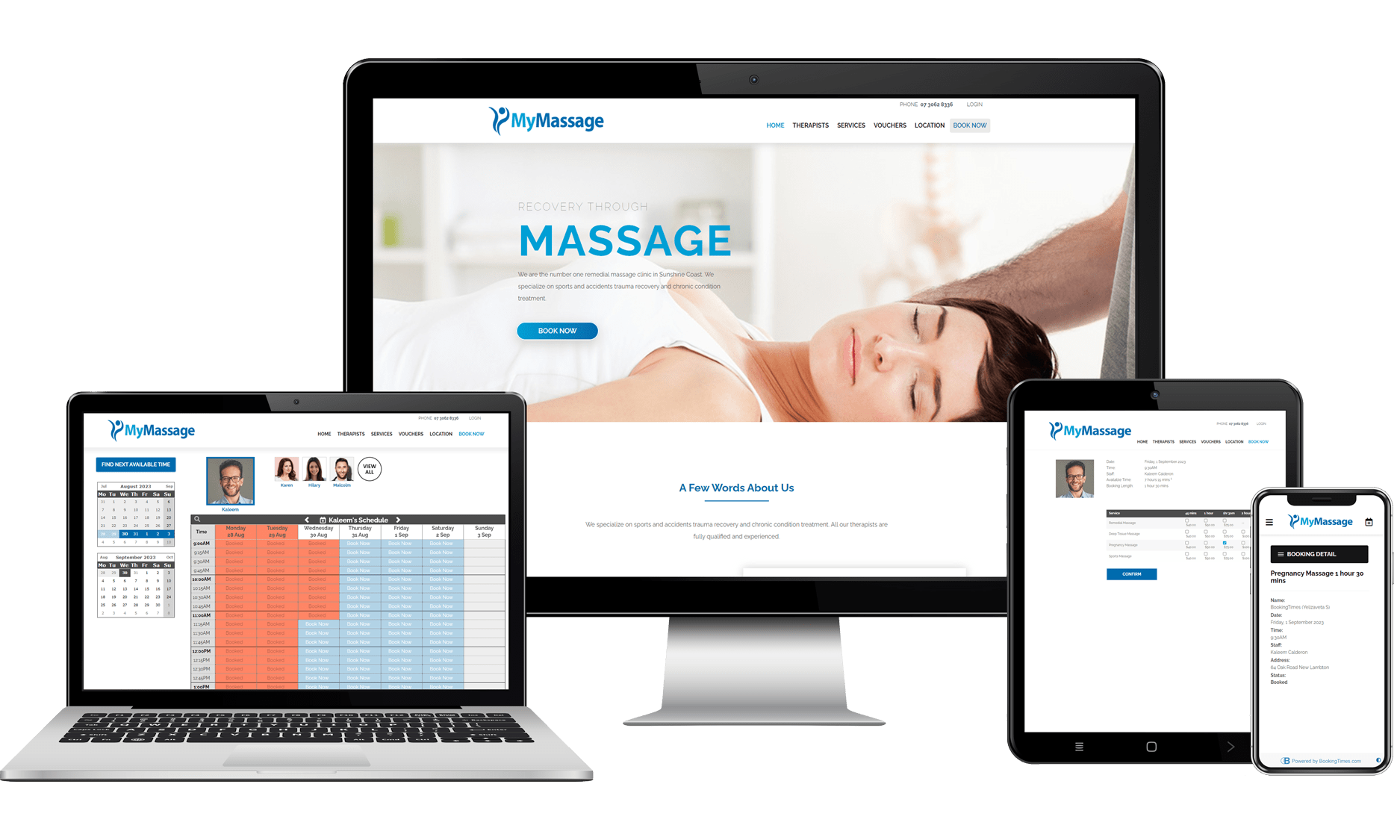 Massage Scheduling Software