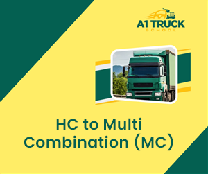 Driving School Truck Licences - HC to Multi Combination (MC) Full package at A1 Truck School