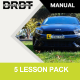 Driving School Driving Lessons - Manual - 5 Lesson Pack - Manual (BYOC)
